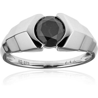 Schwarzer Diamant-Goldring (de Melo)