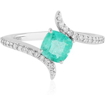 Russischer Smaragd-Goldring (AMAYANI)