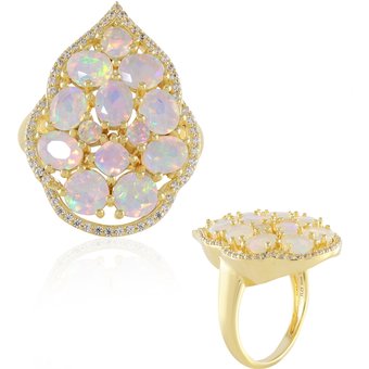 Welo-Opal-Silberring