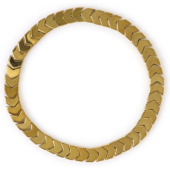 Goldener Hämatit-Armband