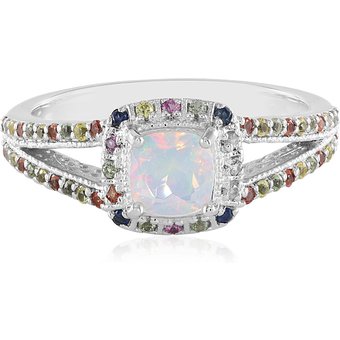 Welo-Opal-Silberring