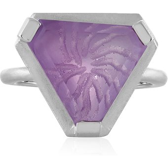 Lavendel-Amethyst-Silberring (MONOSONO COLLECTION)