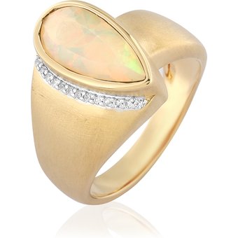 Welo-Opal-Silberring (de Melo)