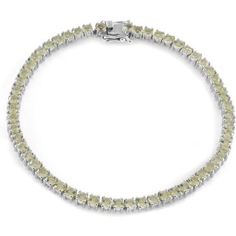 Limonen-Quarz-Silberarmband