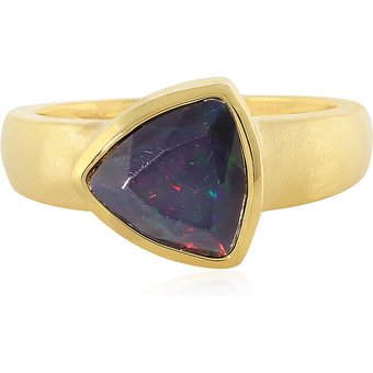 Mezezo-Opal-Silberring (MONOSONO COLLECTION)