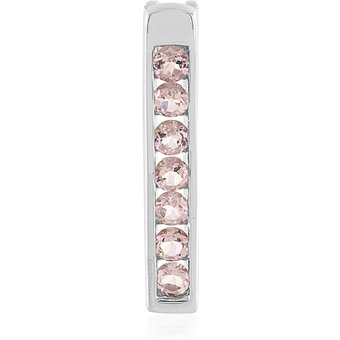 Pinkfarbener Turmalin-Silberanhänger (MONOSONO COLLECTION)
