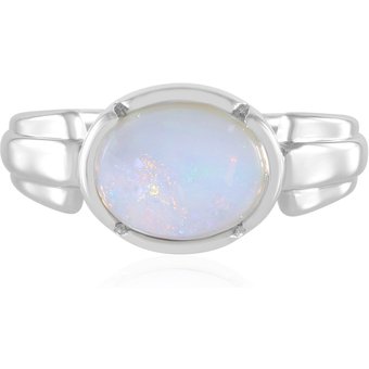Australischer Opal-Silberring