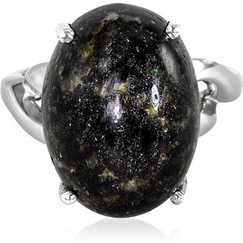 Leoparden-Opal-Silberring