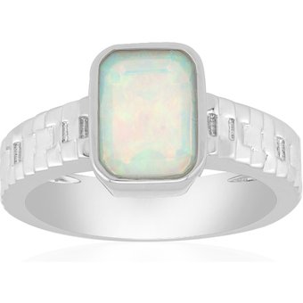Welo-Opal-Silberring