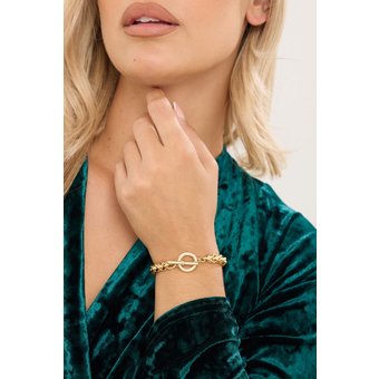 Yours Goldfarbenes Armbandsize One Size