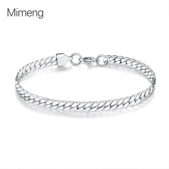 New Fashion Hip-Hop Accessories Cuban Titanium Steel Men's Bracelet Simple Design Sense Wristband Jewelry