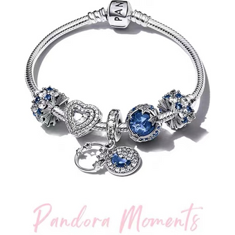 Pandora925 Silver Sparkle Star Bracelet Set Bestie Gift Light Luxury Couple Girl Bracelet