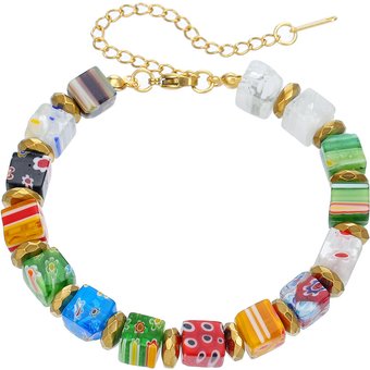 New Handmade Murano Thousand Wer Glass Fashion Beads DIY Personality Crystal Bracelet