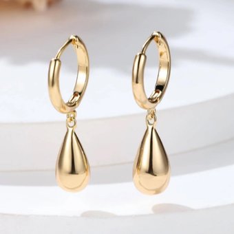 Retro Simple Water Drop Pendant Earrings Temperament Fashionable Women's Earrings Earrings