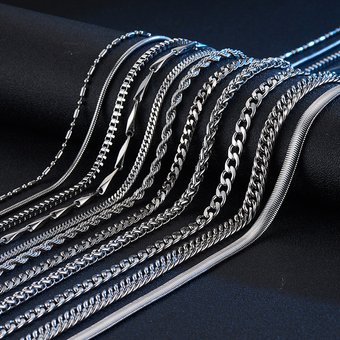 Titanium Steel Necklace Dragon For Men Women Snake Bone Fashion Korean And Japanese Style Hip Hop Trendy Accessories