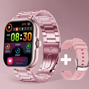 Bluetooth Anruf annehmen Smart Watch Herren Full Touch Dial Call Fitness Tracker IP67 wasserdichte Smartwatch Herren Damen + Box