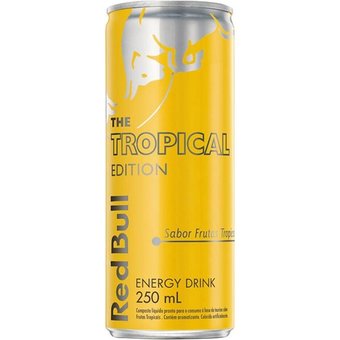 Energético Red Bull Energy Drink The Tropical Edition - Frutas Tropicais - 250ml