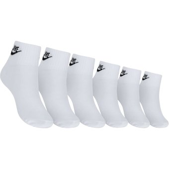 Kit de Meias Nike Cano Médio Sportswear Everyday Essential Ankle - Adulto - 3 Pares