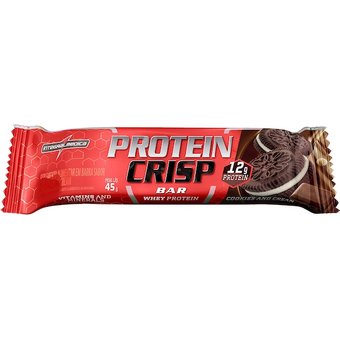 Barra de Proteína Integralmédica Protein Crisp Bar Cookies and Cream 45g