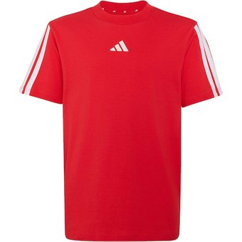 Camiseta adidas Manga Curta 3 Stripes - Infantil