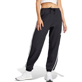 Calça Feminina adidas Essentials French Terry Cuffed 3 listras