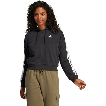 Jaqueta Feminina adidas 3 Stripes com Capuz