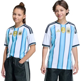 Camisa Seleção da Argentina I 26/27 Torcedor adidas Infantil