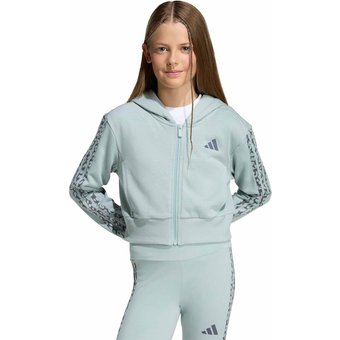 Blusão adidas Capuz Seasonals Animal Fecho Ziper - Infantil