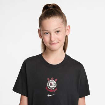Camiseta Corinthians Nike Crest Infantil