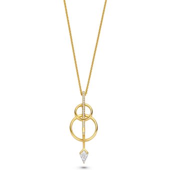 FJF JEWELLERY Halskette - Classic Kite Ace - FJF0010039YWH