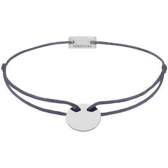 Momentoss Filo Armband - Textil - Lila Grau - Silber - 21200005