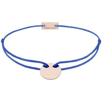 Momentoss Filo Armband - Textil - Dunkelblau - Rosé - 21200034