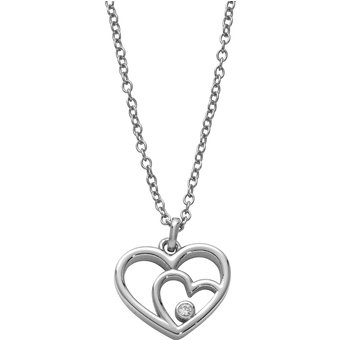 Auranto Collier - Silbercollier Herz - M262087