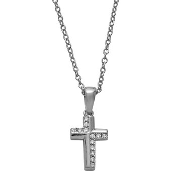 Auranto Collier - Silbercollier Kreuz - M262093