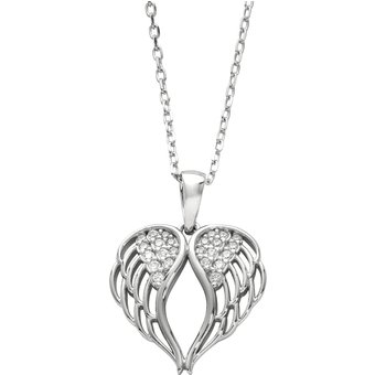 Auranto Collier - Silbercollier Flügel - M262098