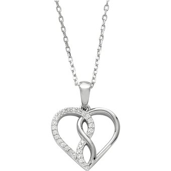 Auranto Collier - Silbercollier Herz - M262113