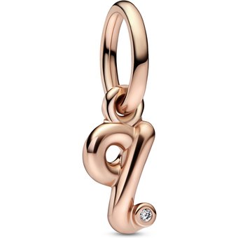 Pandora Charm - Letter q Script - 782476C01