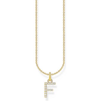 Thomas Sabo Halskette - Buchstabe F - KE2245-414-14-L45V