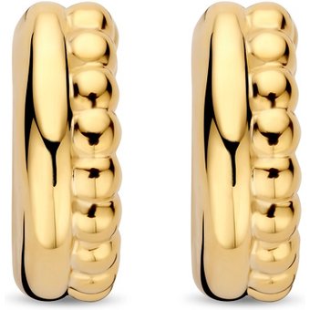 FJF JEWELLERY Creolen - Creole Classic Hoop Half-Ball - FJF0030047SYG