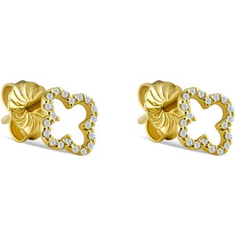 Maja Emulto Ohrstecker - Sparkle Clover - EL0009.ER.YG