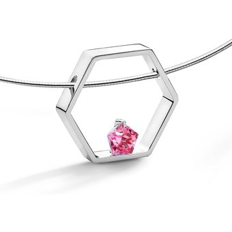 FJF JEWELLERY Halskette - Pentagon Pink - FJF0010003SPI