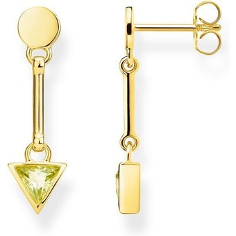 Thomas Sabo Ohrstecker - Glam and Soul - Dreieck Grün - H2038-414-33