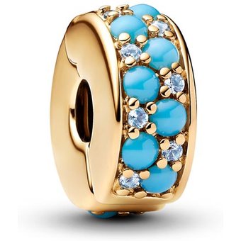 Pandora Charm - Aquablaues Clip - 763902C01