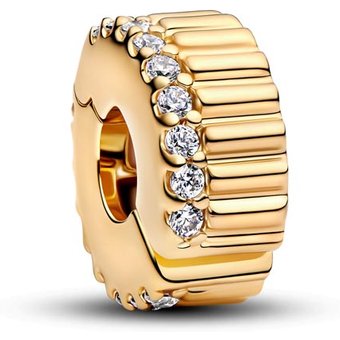 Pandora Charm - Geripptes Clip - 764078C01