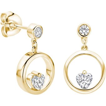 FJF JEWELLERY Ohrstecker - Icon Heart II - FJF0030020YWH