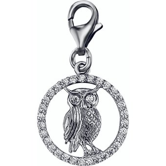 Julie Julsen Charm - Poems - Uhu - Silber - JJCH2770.1