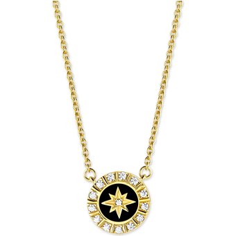 Maja Emulto Halskette - Starshine black - EL00114.NE.YG.B
