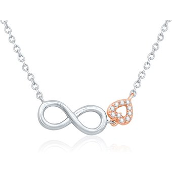 Best of Diamonds Collier - Infinity Heart - NK160.0.03WG/RG