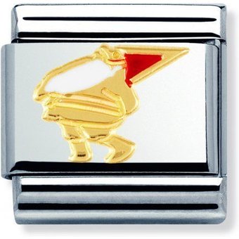 Nomination Classic - FANTASIA Edelstahl, Email und 18-K-Gold (Zwerg)