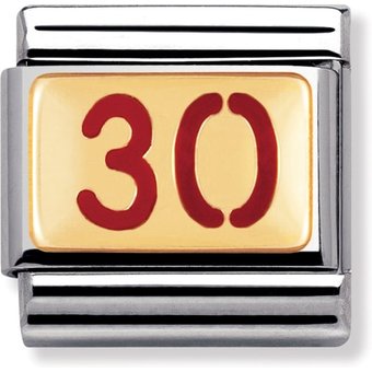 Nomination Classic - WRITINGS LIFE Edelstahl, Email und 18K-Gold (30)